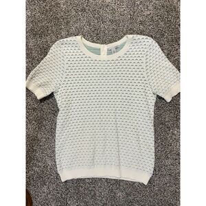 Halogen super cool weave pattern size s/p knit top!